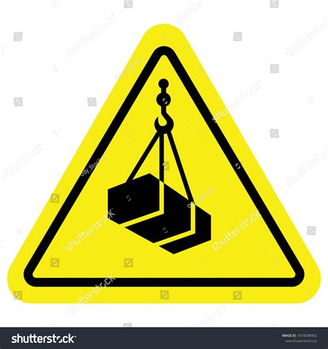 Warning Overhead Load Sign Esp10 Stock Vector Royalty Free 1818038402