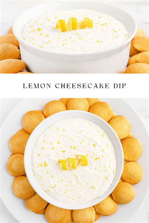 Lemon Cheesecake Dip 4 Ingredients So Easy