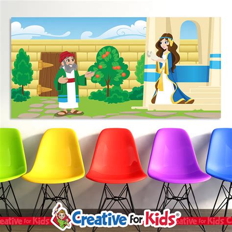 Esther And Mordecai Bible Story Banner