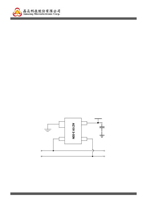 Az1013 02nr7g Datasheet58 Pages Amazing Low Capacitance Esd