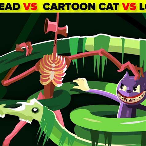 Siren Head vs Cartoon Cat vs Long Horse - Horror Monster Battle Royale | Listen Notes