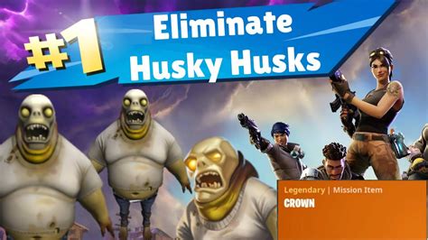 Elimininate Husky Husks And Collect Crowns In Scurvy Shoals Save The World Fortnite Youtube