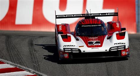 Campbell Powers No 7 Porsche Penske To Top At WeatherTech Raceway