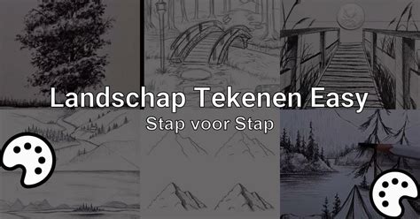 Landschap Tekenen Easy Stap Voor Stap Tekenen Nu