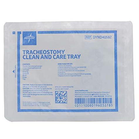 Tracheostomy Clean And Care Tray Kit Quantity Case Of 20 Pricepulse