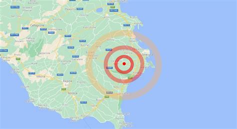 Sicilia Scossa Di Terremoto Ben Avvertita A Siracusa Dati Ingv