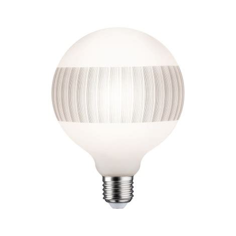 LED Stmívatelná žárovka CLASSIC G125 E27 4 5W 230V 2600K Paulmann