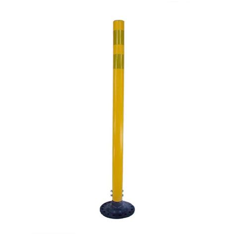 Three D Traffic Works In Yellow Round Delineator Post And Base With