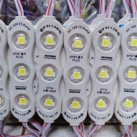 Jual Led Module Samsung 3 Led Mata Besar Nyala Putih 12v Jakarta