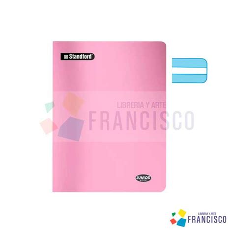 CUADERNO TRIPLE RENGLON SOMBRA A4 80H ROSADO STANFORD Libreria Y Arte