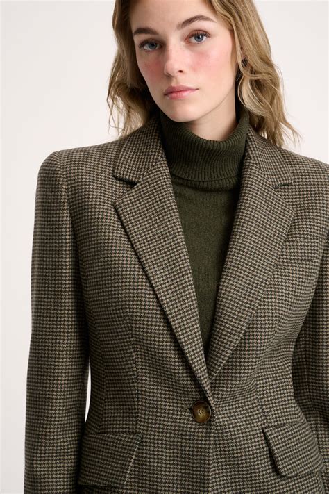 Stellare Houndstooth Jacket Luisa Spagnoli