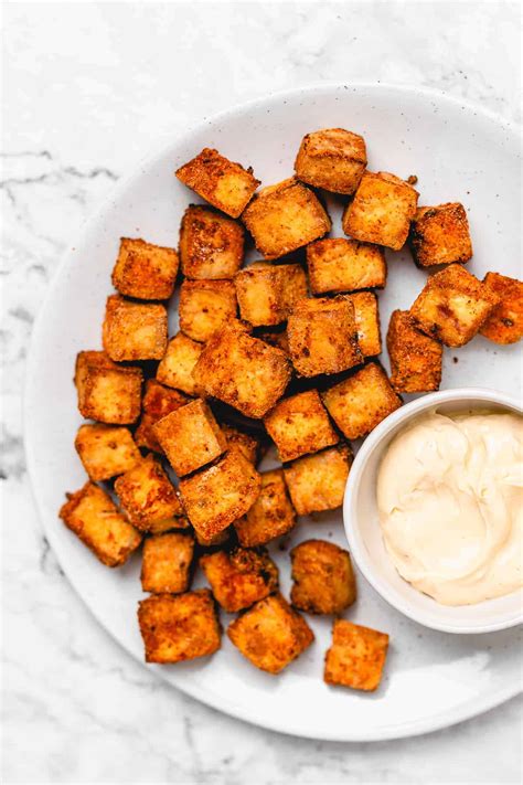 Crispy Air Fryer Tofu How To Make Crispy Tofu In Minutes