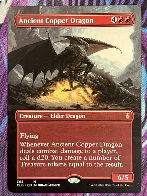 Ancient Copper Dragon Clb Full Art Bootleg Mage