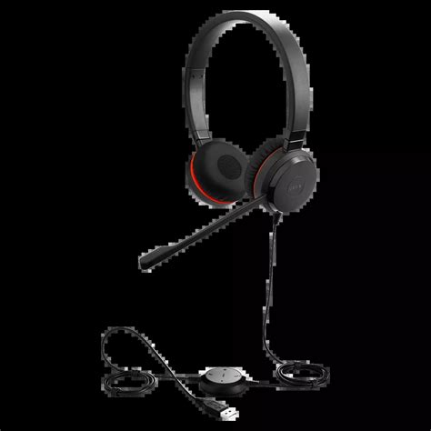 Jabra Evolve 20 UC Stereo SE USB A Corded Headset Ideal Headsets