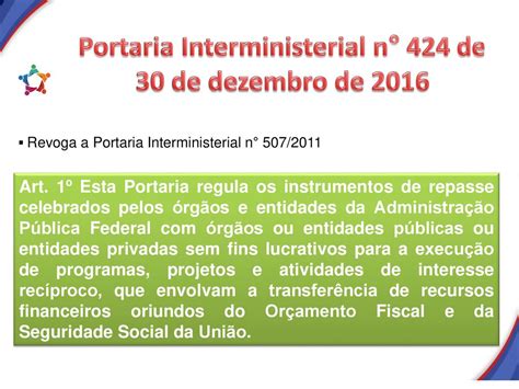 Portaria Interministerial N 424 De 30 De Dezembro De Ppt Carregar