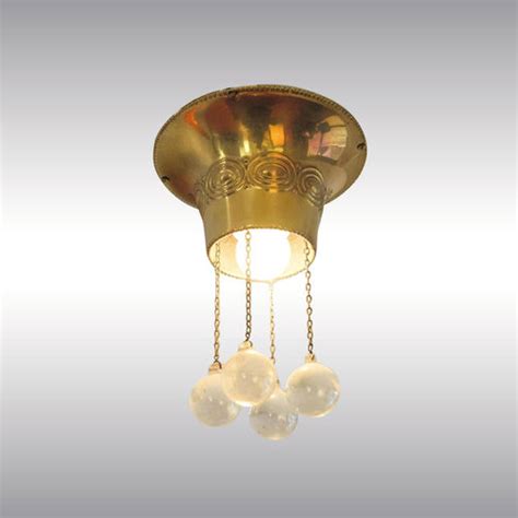 Plafoniera Classica Woka Lamps Vienna In Vetro In Ottone