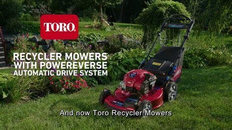 Self Propel In Reverse With Toro® Powereverse® Lawnmower English Youtube