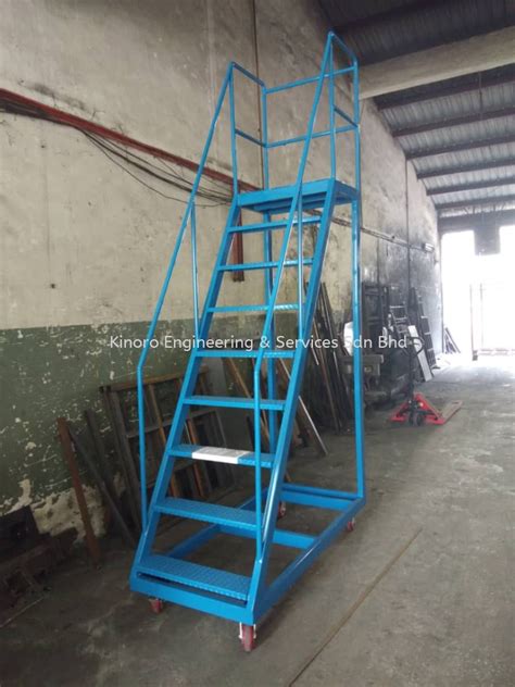 Ladder Trolley St8 Platform Ladder Ladder Cart Warehouse Ladder