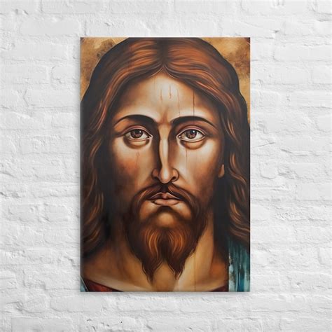 Jesus Christ Russian Wall Art Etsy