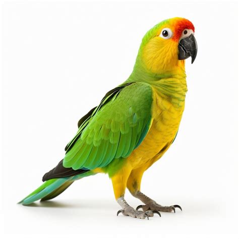 Premium Photo | Parrot with white background high quality ultra hd