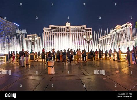 LAS VEGAS - JUNE 15: Las Vegas Bellagio Hotel Casino, featured with its world famous fountain ...