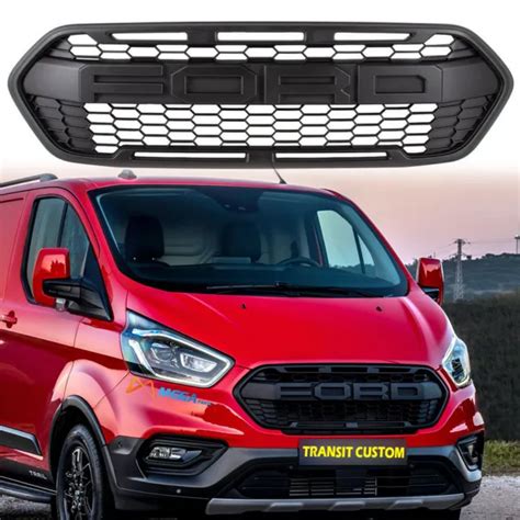 Raptor Style Grille For 2018 2023 Ford Transit Custom Upgrade Grill Mesh Black £9999 Picclick Uk