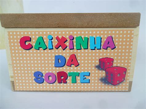 CAIXINHA DA SORTE TRIBAL CRIAÇÕES Elo7