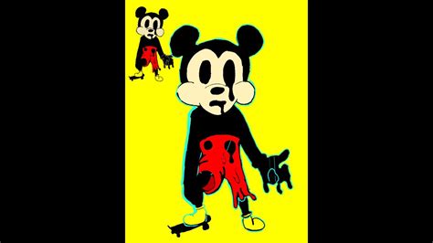 Trippy Mickey Mouse Digital Art Youtube