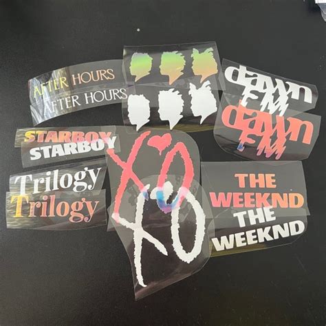 The Weeknd Trilogy Decal - Etsy