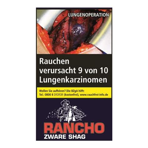 Alles F R Den Raucher Rancho Ahlfzware Shag Zigaretten Tabak