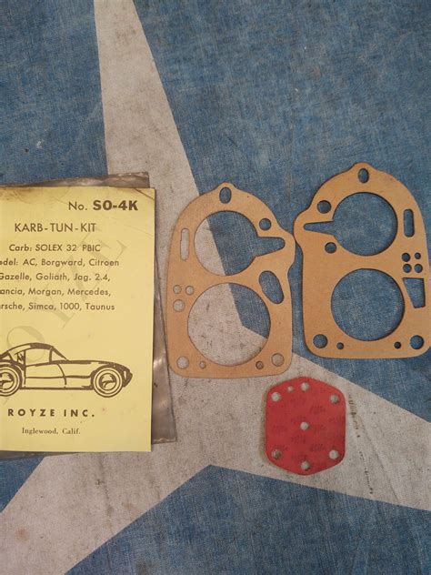 Mercedes Solex 32 PBIC Carburetor Gaskets NOS HMC Mercedes