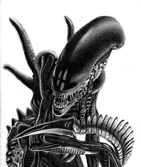 H.R. Giger's Xenomorph by Naitho on DeviantArt