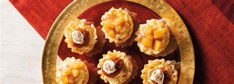 Harvest Apple Cheesecake Cups Schnucks Potluck Recipes Dessert