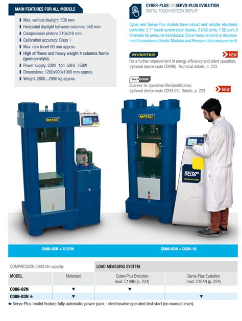 Compression Testing Machine Kn Capacity High End Models To Test