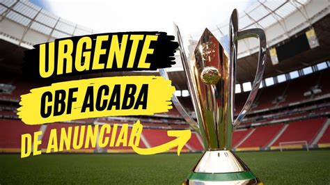 Urgente CBF acaba de anunciar Últimas notícias do Flamengo YouTube