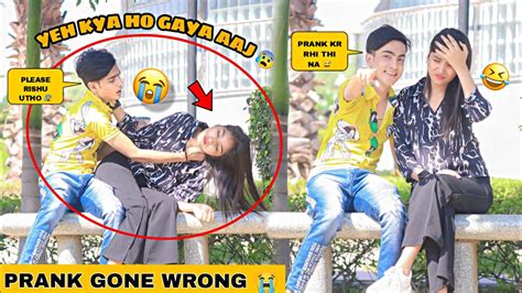 Faint Prank On Boyfriend 😰 Gone Extremely Wrong 💔😭 Justin Romio Youtube