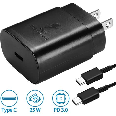 Super Fast Usb C Charger Kit Compatible Samsung Note 10 20 Plus S21 S21 Ultra S20 S9 S8