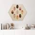 Hexagon Holz Birke Furnier Fredriksson Eis Variation Wall Art De