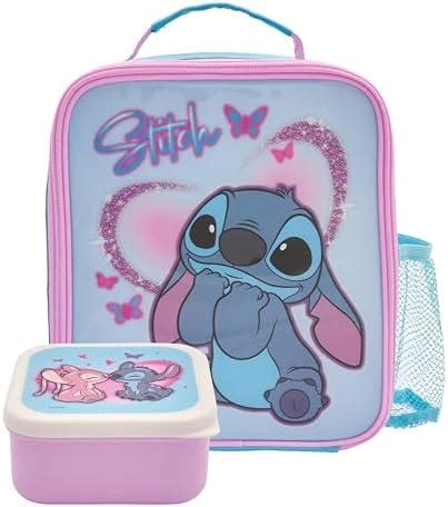 Disney Stitch Lunch Bag With Mini Stitch Lunch Box By Polar Gear