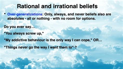 Rational And Irrational Beliefs Smart Recovery Youtube