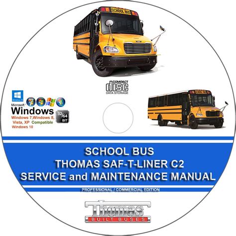 Thomas Saf T Liner C2 School Bus Workshop Repair Manual And Maintenance