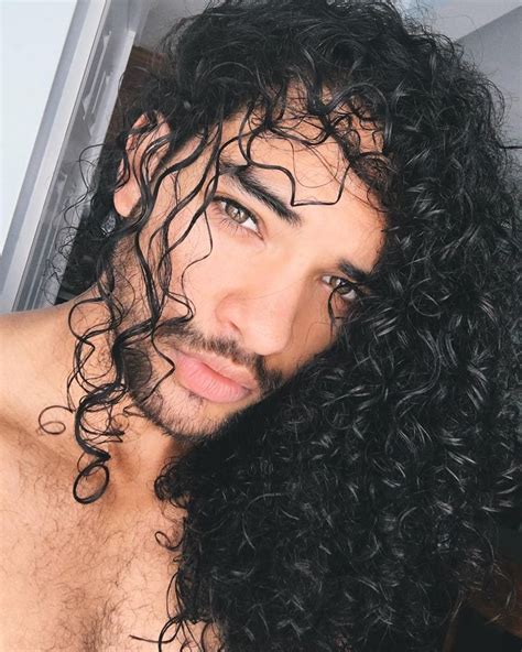 Cristian Cruz Long Curly Hair For Men Long Curly Hair Men Rizos