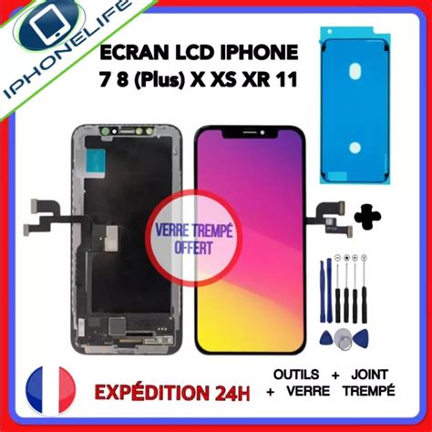 Ecran Lcd Oled Vitre Tactile Sur Chassis Iphone X Xr Xs Joint