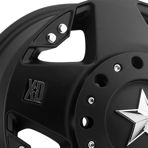 Xd Series® Xd775 Rockstar Dually Wheels Matte Black Rims