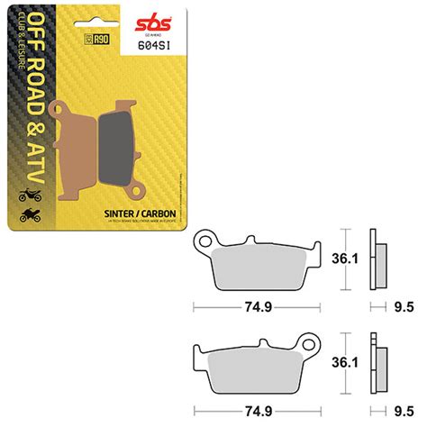 SBS BRAKE PAD 604SI Cross Roads Cycle Sales