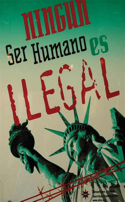 “no Human Being Is Illegal” Posters On The Immigrant Experience The Bottom Line Ucsb