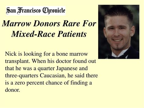 Ppt Finding Stem Cell Donors For Mixed Race Patients Powerpoint