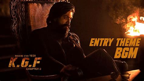 Rocky Entry Scene BGM KGF 2 Yash Ravi Basrur BGMs YouTube