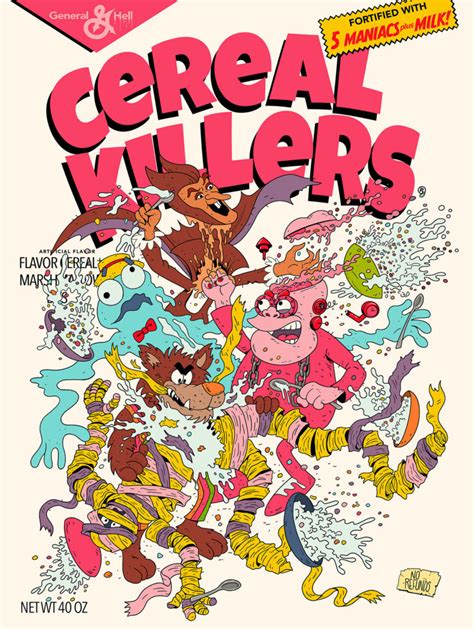 Jj Harrison Illustrator Cereal Killers