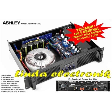 Jual Ampli Power Ashley Powered Original Channel Ashley